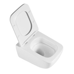 ZESTAW PODTYNKOWY WC STELAŻ TECE MISKA YUZU-WH-TR-03 PRZYCISK TC-9240417 BIAŁY MAT