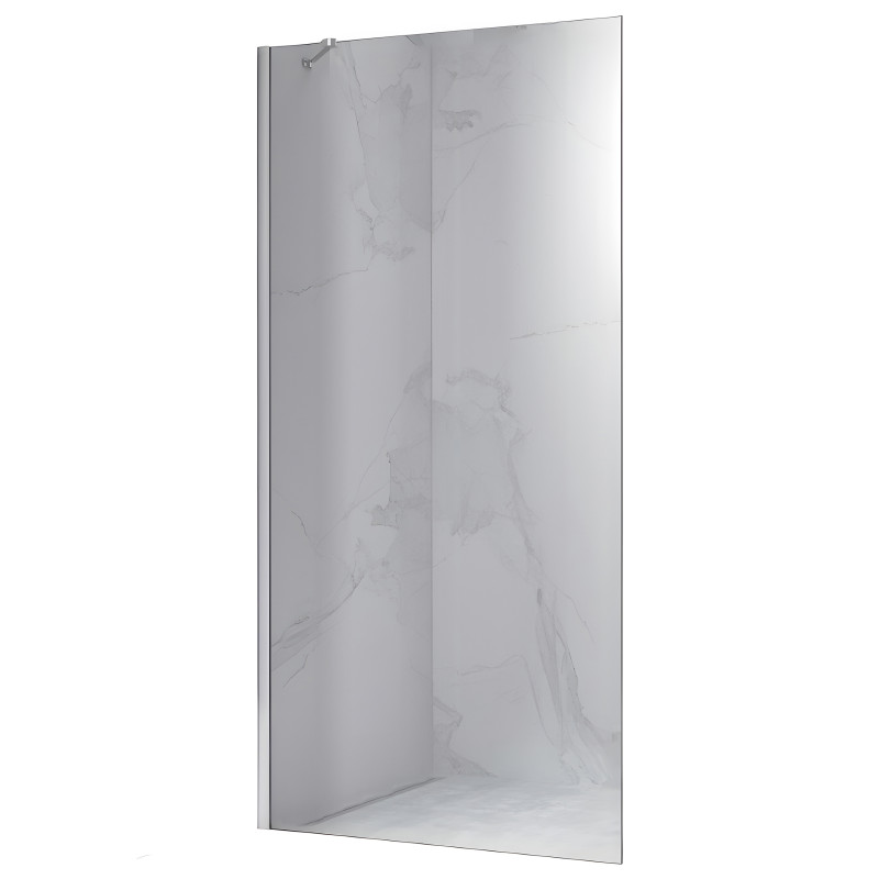 ŚCIANKA SZYBA PRYSZNICOWA WALK-IN ZES-KZ24-CH-80 CHROM
