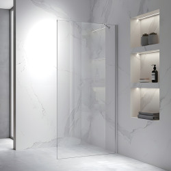 ŚCIANKA SZYBA PRYSZNICOWA WALK-IN ZES-KZ24-CH-80 CHROM