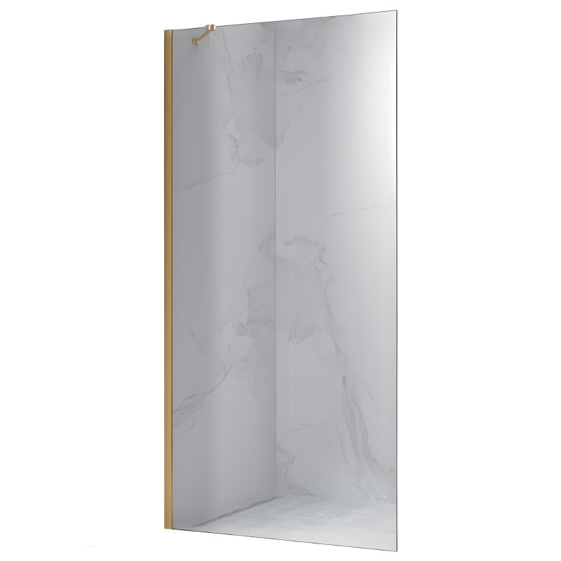 ŚCIANKA SZYBA PRYSZNICOWA WALK-IN ZES-KZ24-GL-80 ZŁOTA