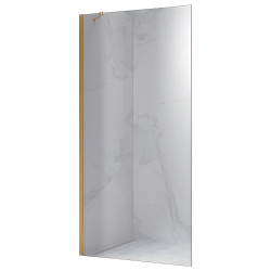 ŚCIANKA SZYBA PRYSZNICOWA WALK-IN ZES-KZ24-GL-90 ZŁOTA