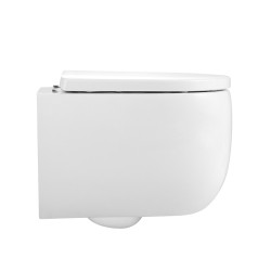 ZESTAW PODTYNKOWY WC STELAŻ TECE MISKA LAKE-WH-TR-02 PRZYCISK TC-9240417 BIAŁY MAT