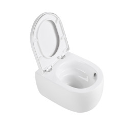 ZESTAW PODTYNKOWY WC STELAŻ TECE MISKA LAKE-WH-TR-02 PRZYCISK TC-9240417 BIAŁY MAT