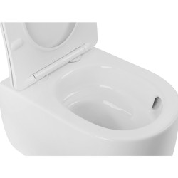 ZESTAW PODTYNKOWY WC STELAŻ TECE MISKA LAKE-WH-TR-03 PRZYCISK TC-9240407 CZARNY MAT