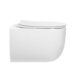 ZESTAW PODTYNKOWY WC STELAŻ TECE MISKA LAKE-WH-TR-03 PRZYCISK TC-9240400 BIAŁY POŁYSK