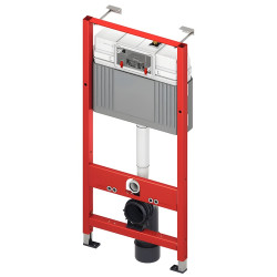 ZESTAW PODTYNKOWY WC STELAŻ TECE MISKA SKAL-MTB-RIM-01 PRZYCISK TC-9240401 CHROM