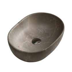 UMYWALKA NABLATOWA CERAMICZNA MARMUROWA OWALNA NEO-MAR9-480