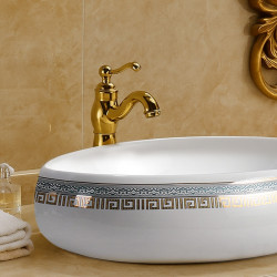 UMYWALKA NABLATOWA CERAMICZNA OWALNA CARI-WH-MOD2-600 BIAŁA CARI-WH-MOD2-600