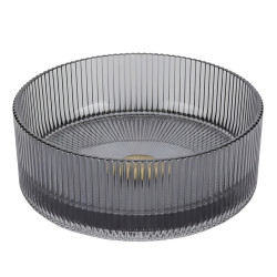 UMYWALKA NABLATOWA SZKLANA OKRĄGŁA BRILLANT2-BL-360 CZARNA BRILLANT2-BL-360