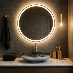 UMYWALKA NABLATOWA SZKLANA OKRĄGŁA BRILLANT3-BL-PL-510