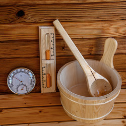 SAUNA OGRODOWA FIŃSKA BECZKA Z PIECEM TROMSO-HG-2 4-6 OSOBOWA 210x210 CM TROMSO-HG TROMSO-HG-2