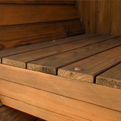 SAUNA OGRODOWA FIŃSKA BECZKA Z PIECEM TROMSO-HG-2 4-6 OSOBOWA 210x210 CM TROMSO-HG TROMSO-HG-2