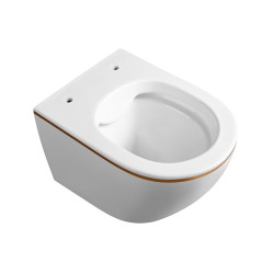ZESTAW PODTYNKOWY WC STELAŻ GEBERIT DUOFIX MISKA MIZU-WH-GL-RIM-02 PRZYCISK DELTA 50 CZARNY POŁYSK