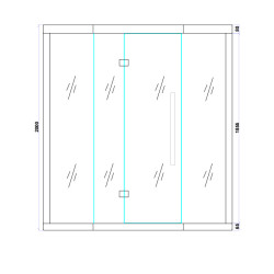 SAUNA INFRARED/FIŃSKA MOSS1 Z PIECEM HARVIA 6KW 4-5 OSOBOWA 150x150 CM 2w1 MOSS1 NEW