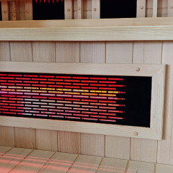 SAUNA INFRARED/FIŃSKA MOSS1 Z PIECEM HARVIA 6KW 4-5 OSOBOWA 150x150 CM 2w1 MOSS1 NEW