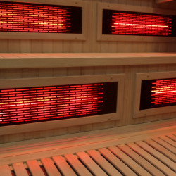 SAUNA INFRARED/FIŃSKA MOSS2 Z PIECEM HARVIA 8KW 5-6 OSOBOWA 200x200 CM 2w1 MOSS2 NEW