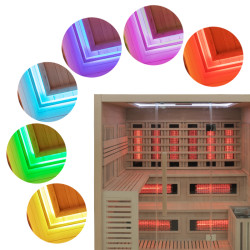 SAUNA INFRARED/FIŃSKA HELSI2 Z PIECEM HARVIA 8KW 5-6 OSOBOWA 200x160 CM 2w1 HELSI2 NEW
