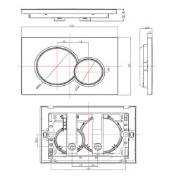 PRZYCISK URUCHAMIAJĄCY SPŁUKUJĄCY DO WC GEBERIT SIGMA BUTTON BIAŁY MAT PRZEDNI BUTTON-2-WH-MT
