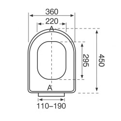 DESKA SEDESOWA WC WOLNOOPADAJĄCA UNIWERSALNA CV-WH-15 BIAŁA DUROPLAST CV-WH-15