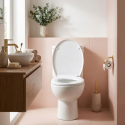 DESKA SEDESOWA WC WOLNOOPADAJĄCA UNIWERSALNA CV-WH-18 BIAŁA DUROPLAST CV-WH-18