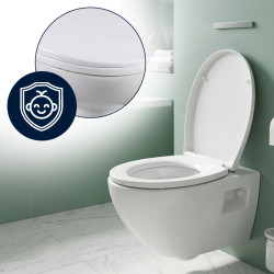 DESKA SEDESOWA WC WOLNOOPADAJĄCA UNIWERSALNA CV-WH-18 BIAŁA DUROPLAST CV-WH-18