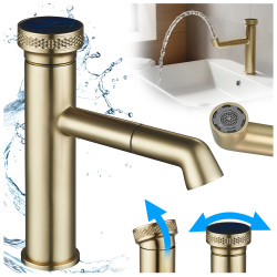 HYDROSAN BATERIA ŁAZIENKOWA CHLOE SZCZOTKOWANE ZŁOTO CHLOE-GL-BR