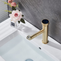 HYDROSAN BATERIA ŁAZIENKOWA CHLOE SZCZOTKOWANE ZŁOTO CHLOE-GL-BR