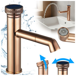 HYDROSAN BATERIA ŁAZIENKOWA CHLOE RÓŻOWE ZŁOTO CHLOE-P-GL