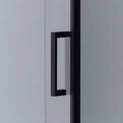KABINA PRYSZNICOWA KWADRATOWA BS04B CZARNA 90x90 CM BS04B-90