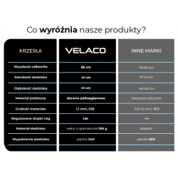 FOTEL KRZESŁO WELUROWE TAPICEROWANE TORA SZARY NOGI CZARNE TORA-GR-BL