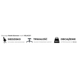 FOTEL GAMINGOWY BIUROWY OBROTOWY ZING-A CZARNO/CZERWONY SKÓRA PU ZING-A-BL-RD