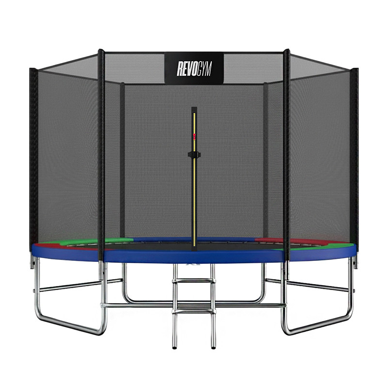 TRAMPOLINA OGRODOWA DLA DZIECI ZUMA 8FT WIELOKOLOROWA 244 CM