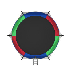 TRAMPOLINA OGRODOWA DLA DZIECI ZUMA 8FT WIELOKOLOROWA 244 CM