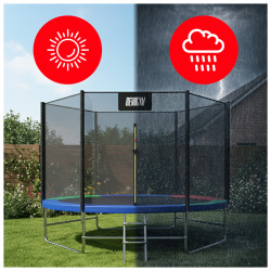 TRAMPOLINA OGRODOWA DLA DZIECI SKY 10FT WIELOKOLOROWA 305 CM