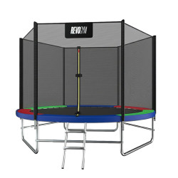 TRAMPOLINA OGRODOWA DLA DZIECI SKY 10FT WIELOKOLOROWA 305 CM