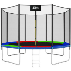 TRAMPOLINA OGRODOWA DLA DZIECI CHASE 12FT WIELOKOLOROWA 366 CM