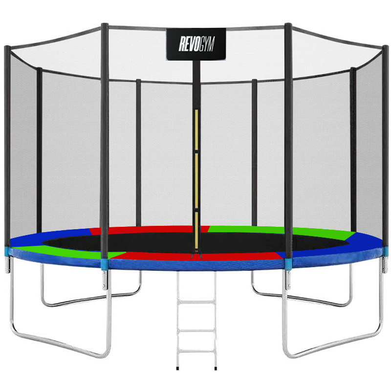 TRAMPOLINA OGRODOWA DLA DZIECI CHASE 12FT WIELOKOLOROWA 366 CM