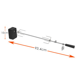 ROŻEN OBROTOWY IRON-A 93,4cm x 10 cm RST-IRON-A