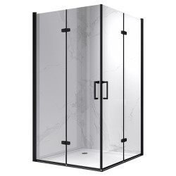 KABINA PRYSZNICOWA PROSTOKĄTNA ZES-KZ13B-BL-110X90 CZARNA 110x90 CM