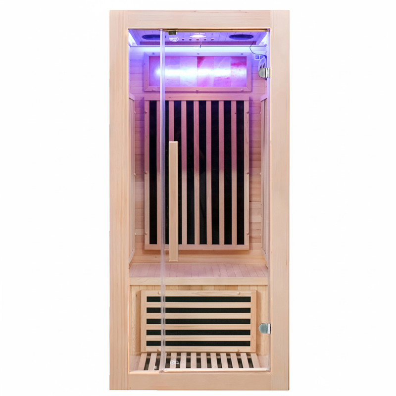 SAUNA SUCHA INFRARED NISKOTEMPERATUROWA ALTA1-CRB 1-2 OSOBOWA 90x90 CM