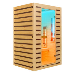 SAUNA DOMOWA SUCHA INFRARED NISKOTEMPERATUROWA TROMSO2 2-3 OSOBOWA 120x105 CM 230 V