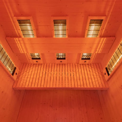 SAUNA SUCHA INFRARED NISKOTEMPERATUROWA TROMSO3 153x110 CM