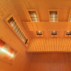 SAUNA SUCHA INFRARED NISKOTEMPERATUROWA TROMSO3 153x110 CM