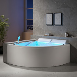 HYDROSAN WANNA Z HYDROMASAŻEM INGA BIAŁA 150x150 CM INGA