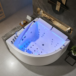 HYDROSAN WANNA Z HYDROMASAŻEM INGA BIAŁA 150x150 CM INGA