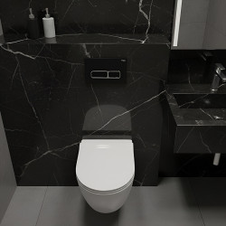 PRZYCISK URUCHAMIAJĄCY SPŁUKUJĄCY DO WC GEBERIT BUTTON-6-BL CZARNY PRZEDNI BUTTON-6-BL