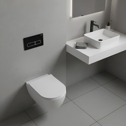 PRZYCISK URUCHAMIAJĄCY SPŁUKUJĄCY DO WC GEBERIT BUTTON-6-BL CZARNY PRZEDNI BUTTON-6-BL