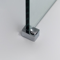 ŚCIANKA SZYBA PRYSZNICOWA SH07-DUO-90X80 WALK-IN 90X80 CM CHROM