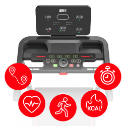 BIEŻNIA ELEKTRYCZNA TRENINGOWA DOMOWA RUN-1 1-16 KM/H 140 KG 230 V BLUETOOTH