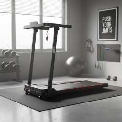 BIEŻNIA ELEKTRYCZNA TRENINGOWA SKŁADANA DOMOWA RUN 1-12 KM/H 120 KG 230 V BLUETOOTH